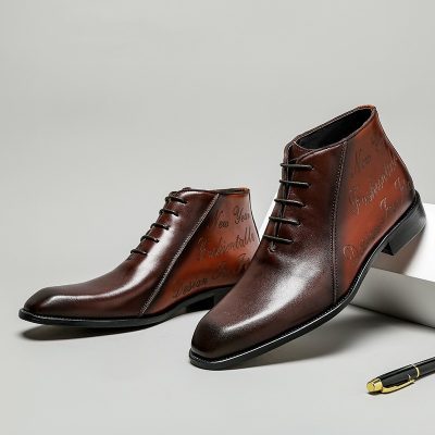 High-top Doc Martens Fashion Men's Leather Overalls