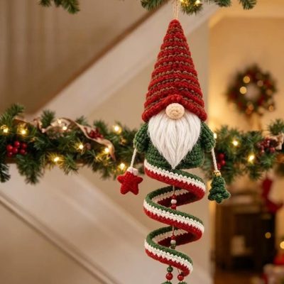 Crochet Snowman Spiral Oranment DIY Kit