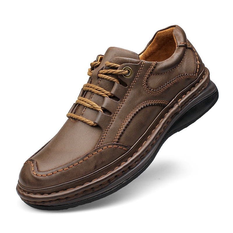 Top Layer Cowhide Non-slip Wear-resistant Handmade Men's Shoes