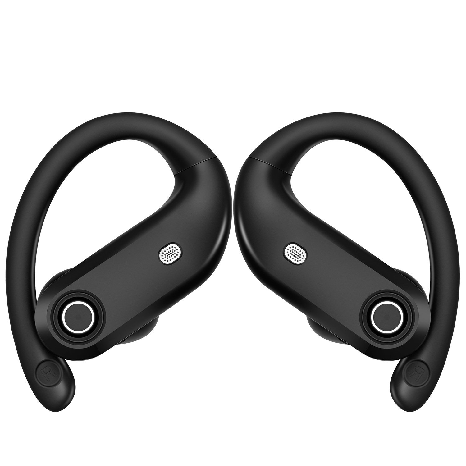 Double Microphone Noise-reduction Bluetooth Headset Level 7 Waterproof Headset Ear-mounted Base Mobile Power Supply