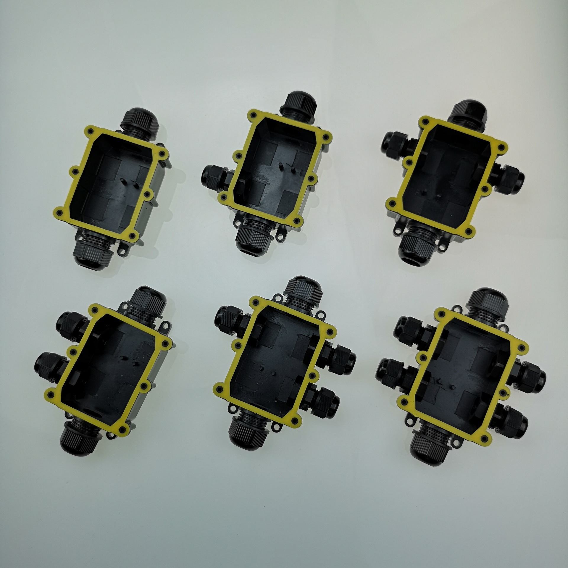 IP68 Waterproof Six-way Outdoor Cable One In Five Out Fountain Light Junction Box