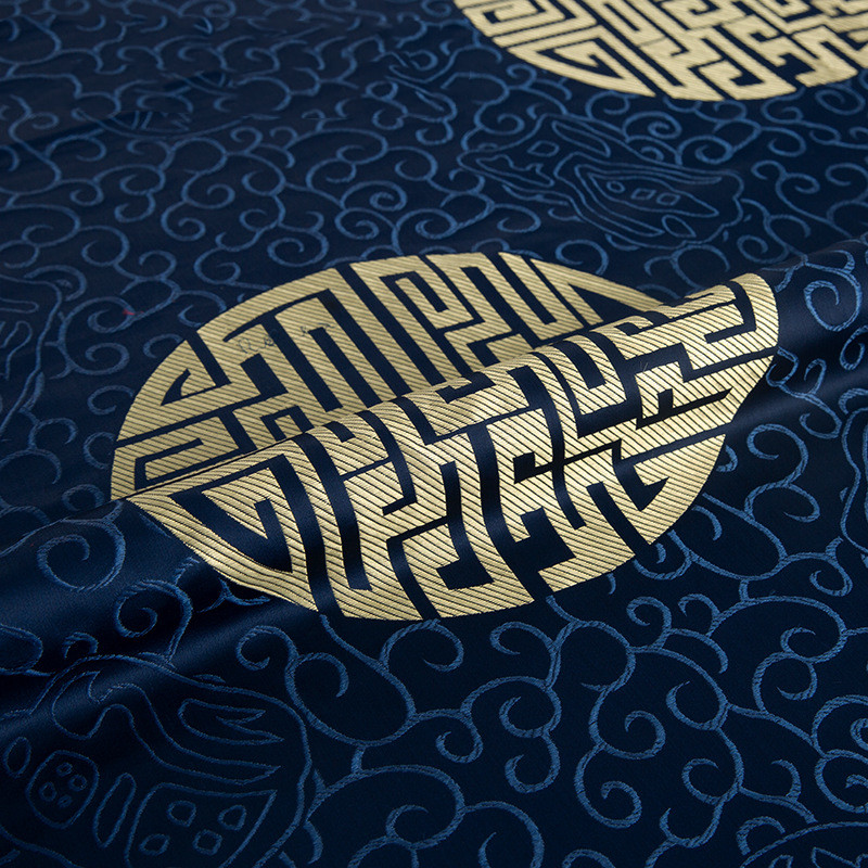 Fashion Chinese Jacquard Silk Satin Fabric