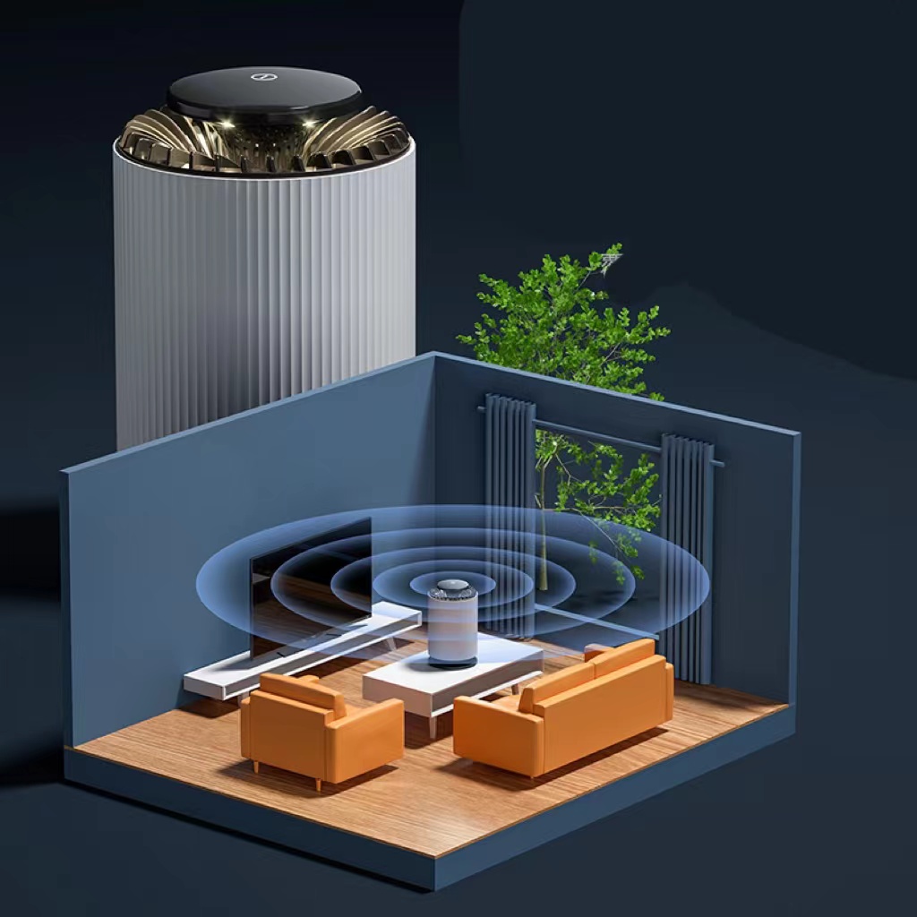 Air Purifier Small Table Lamp To Remove Formaldehyde And Smoke