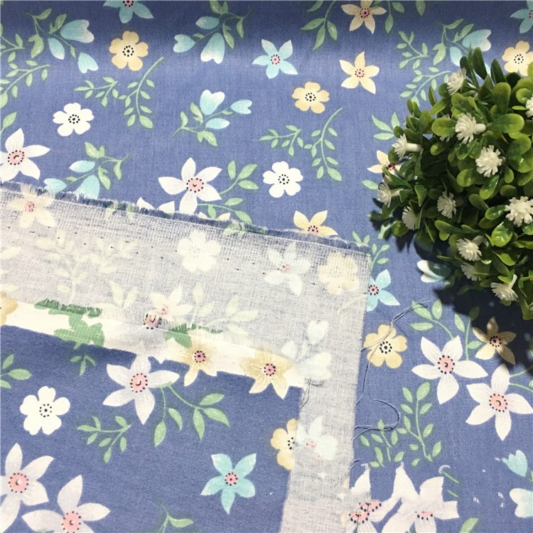 Japanese Small Floral Cotton Twill Fabric
