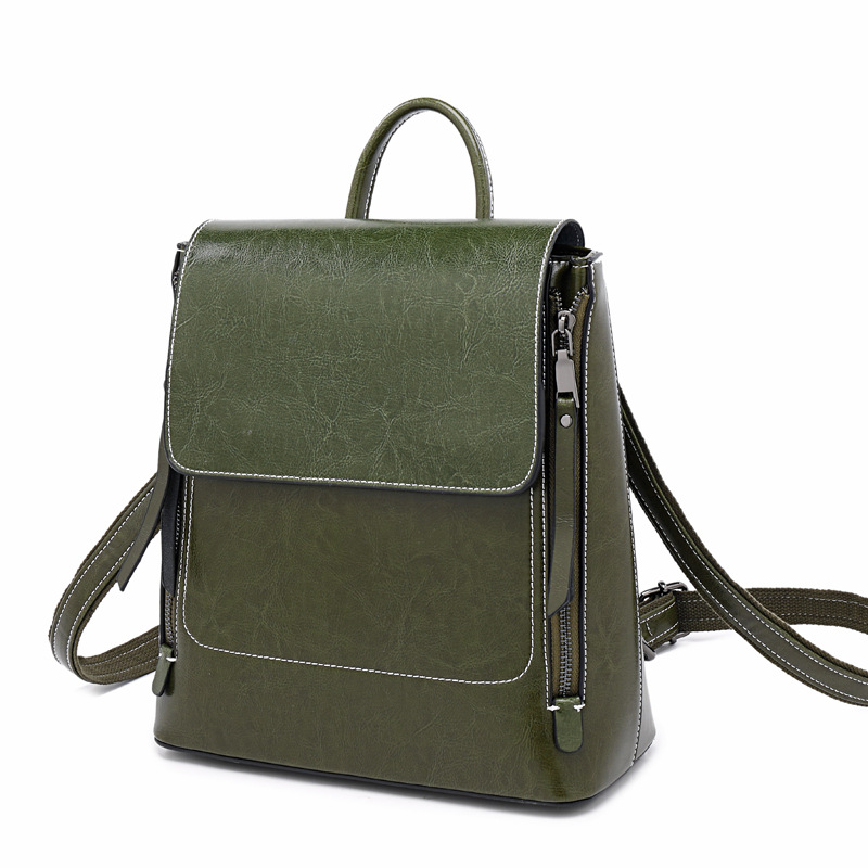 New Retro Cowhide Women's Backpack