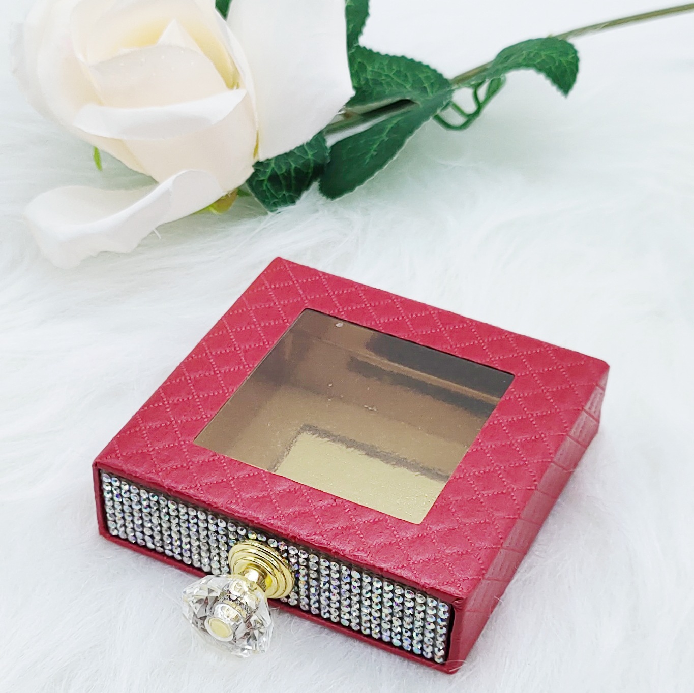 Square Crystal Perfume Nail Enhancement Fine Mounted Packaging Box