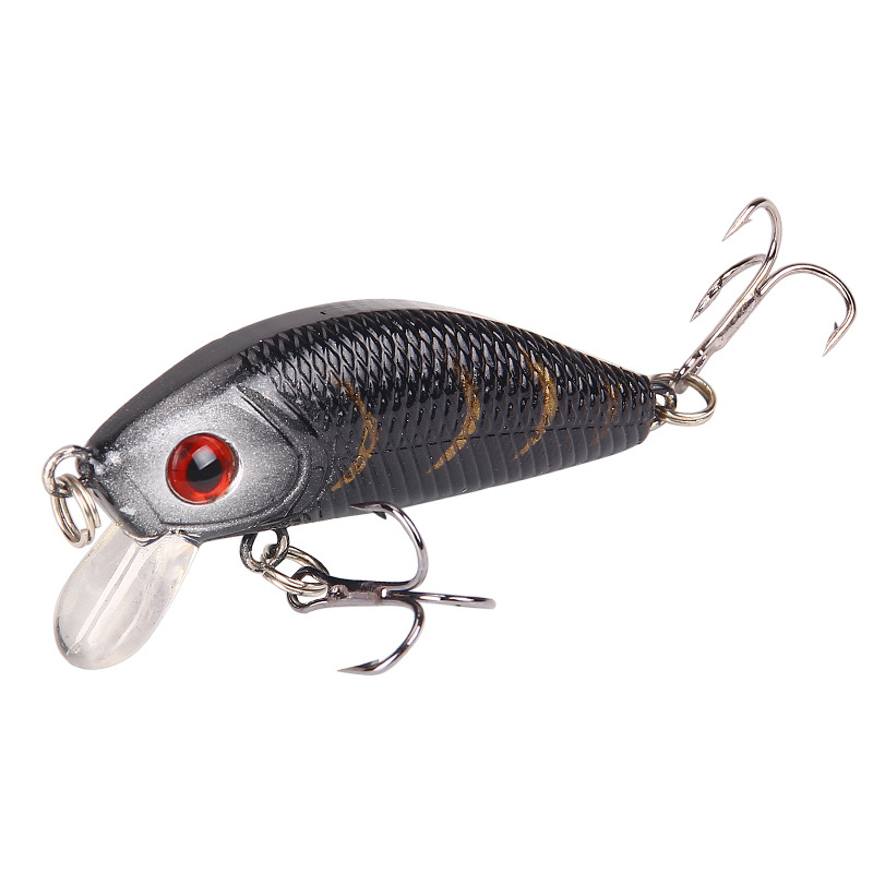 ABS Plastic Hard Bait Floating Mino 5cm42g With Ring Beads