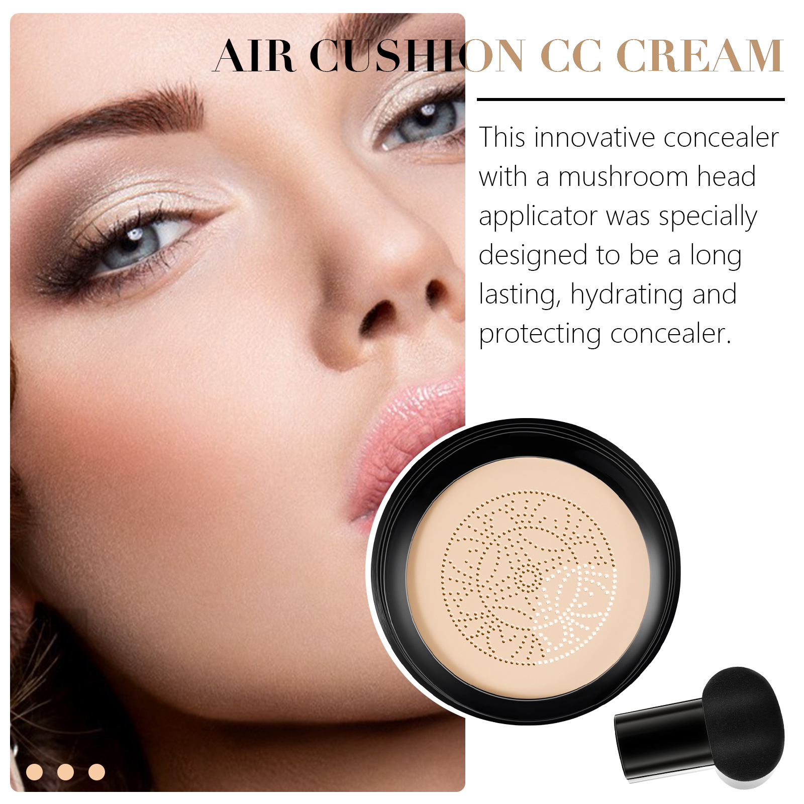 Mushroom-shaped Haircut Liquid Foundation Air Cushion Moisturizing