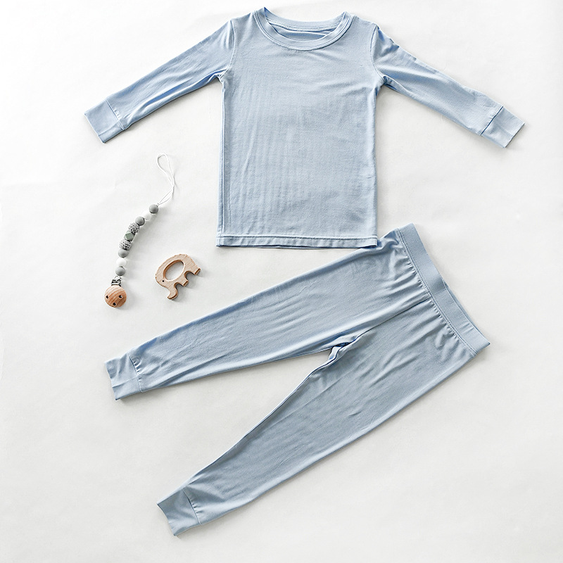 Ins Clothes For Babies Bamboo Fiber Boys Home Wear Suit