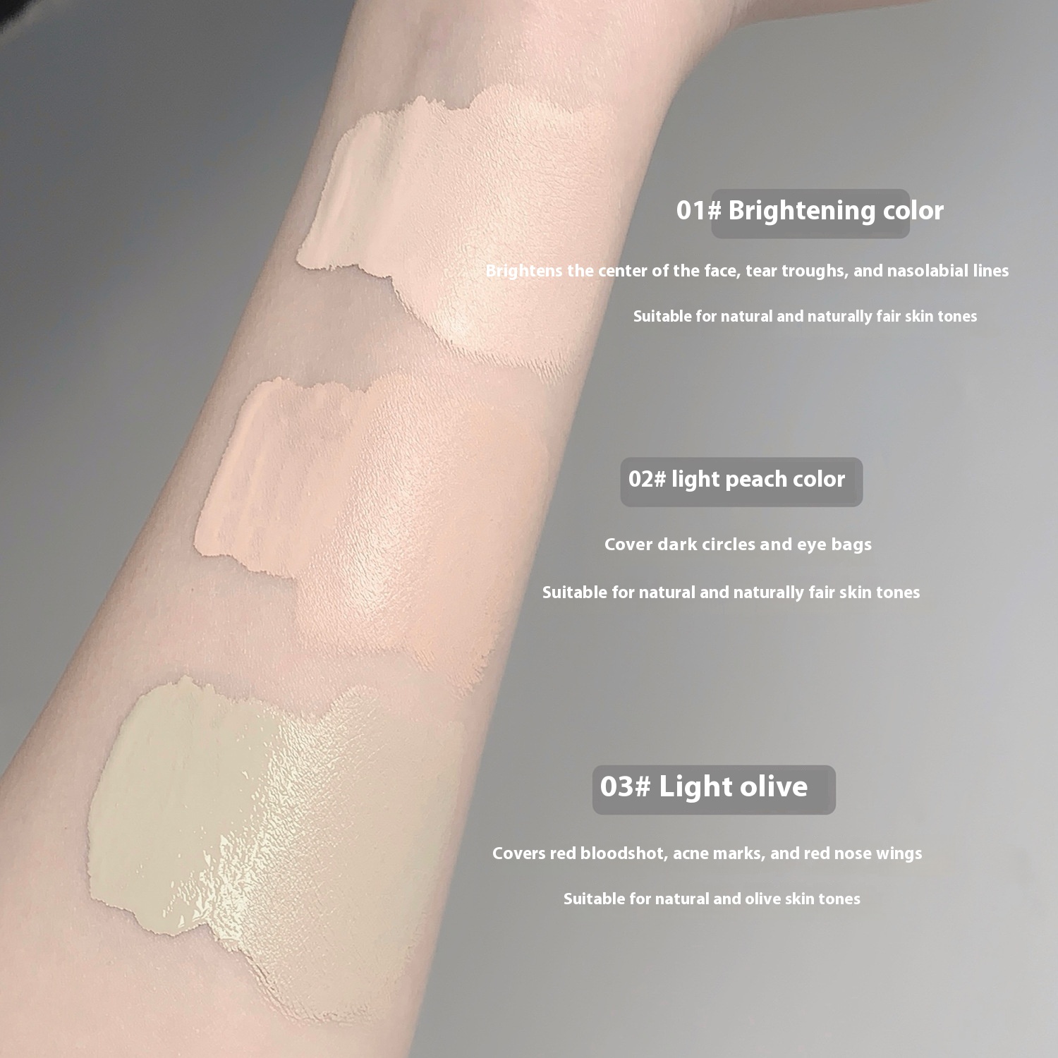 Seamless Liquid Concealer Nourishing Moisturizing Brightening And Covering Dark Circles And Tears