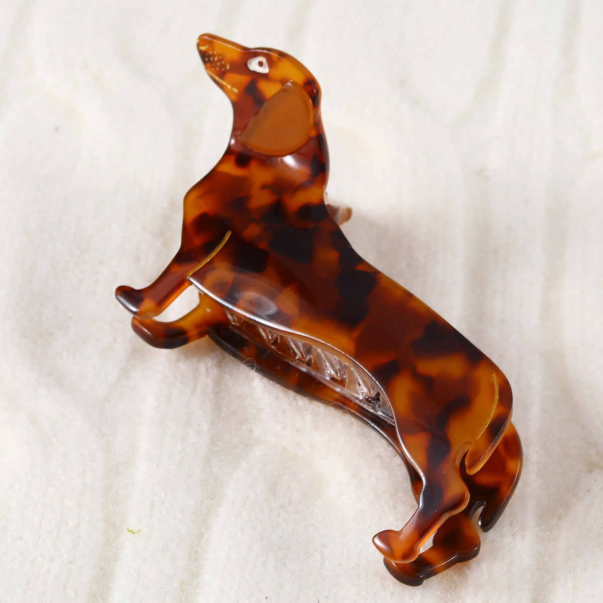Car Turtle Dinosaur Sausage Dog Barrettes Female