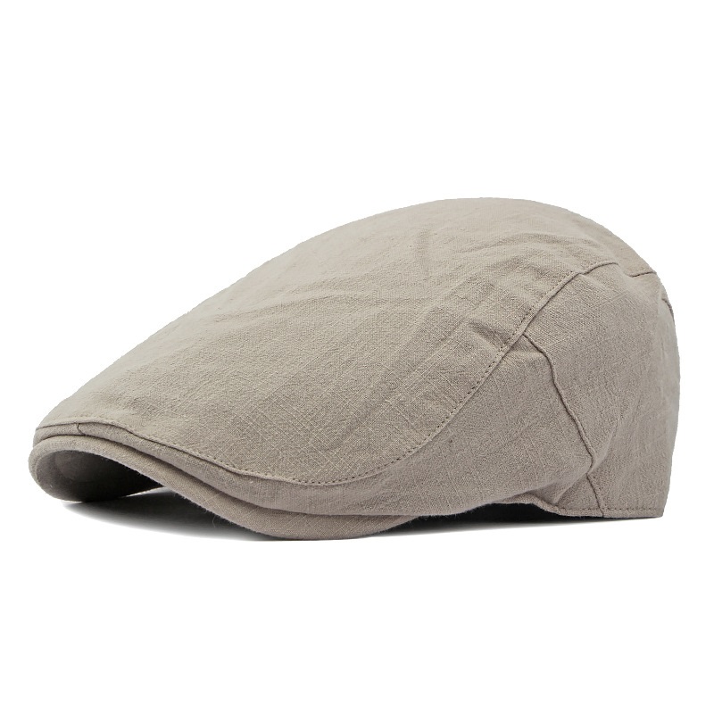 Spring And Summer Thin Simple Solid Color Beret British Painter Hat