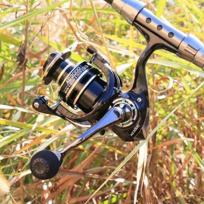 Sea Pole Metal Rocker Fish Wheel