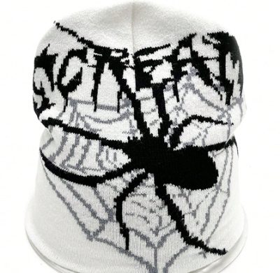 Y2g Knitting Round Machine Cap Jacquard Spider Series No Brim